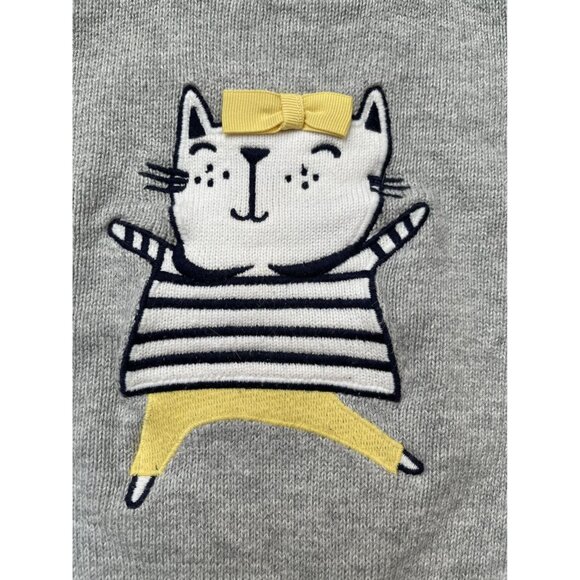 Gymboree Toddler Grey & Yellow Sweater - Picture 2 of 4